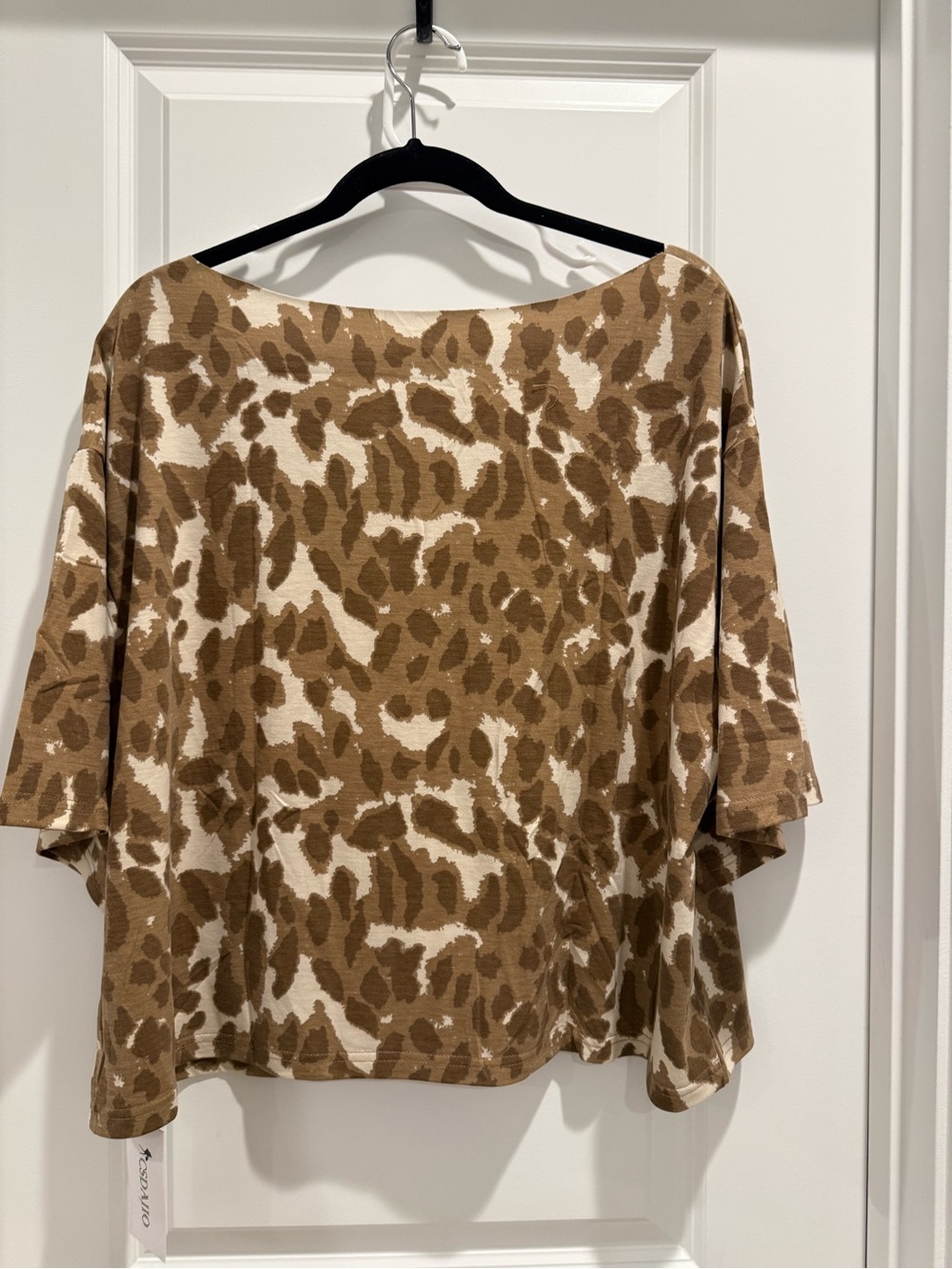 Women's Brown Camo Leopard 99 Graphic Sweatshirt - Picture 2 of 3